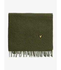 Heren Lyle & Scott Plain lambswool scarf - deep depths