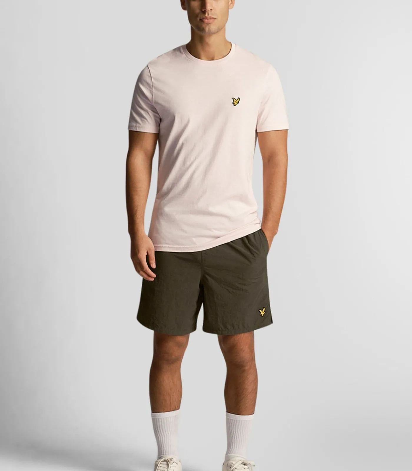 Sale Plain swim short - olive Heren Badmode