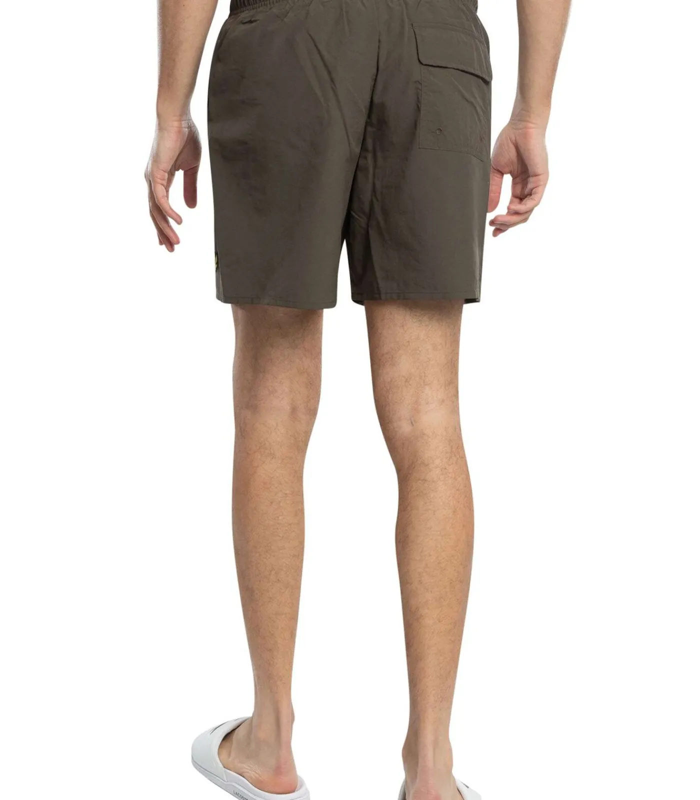Sale Plain swim short - olive Heren Badmode