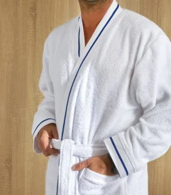 DAMES Blanc des Vosges PLAISANCE Blanc - Badjas unisex katoen