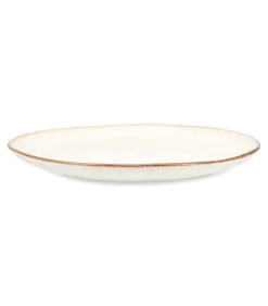 Salt&Pepper Plat bord 28cm coupe wit Artisan - (x4)