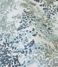 Clearance Plat laken van katoenperkal, PLANTEN MIST Lakens