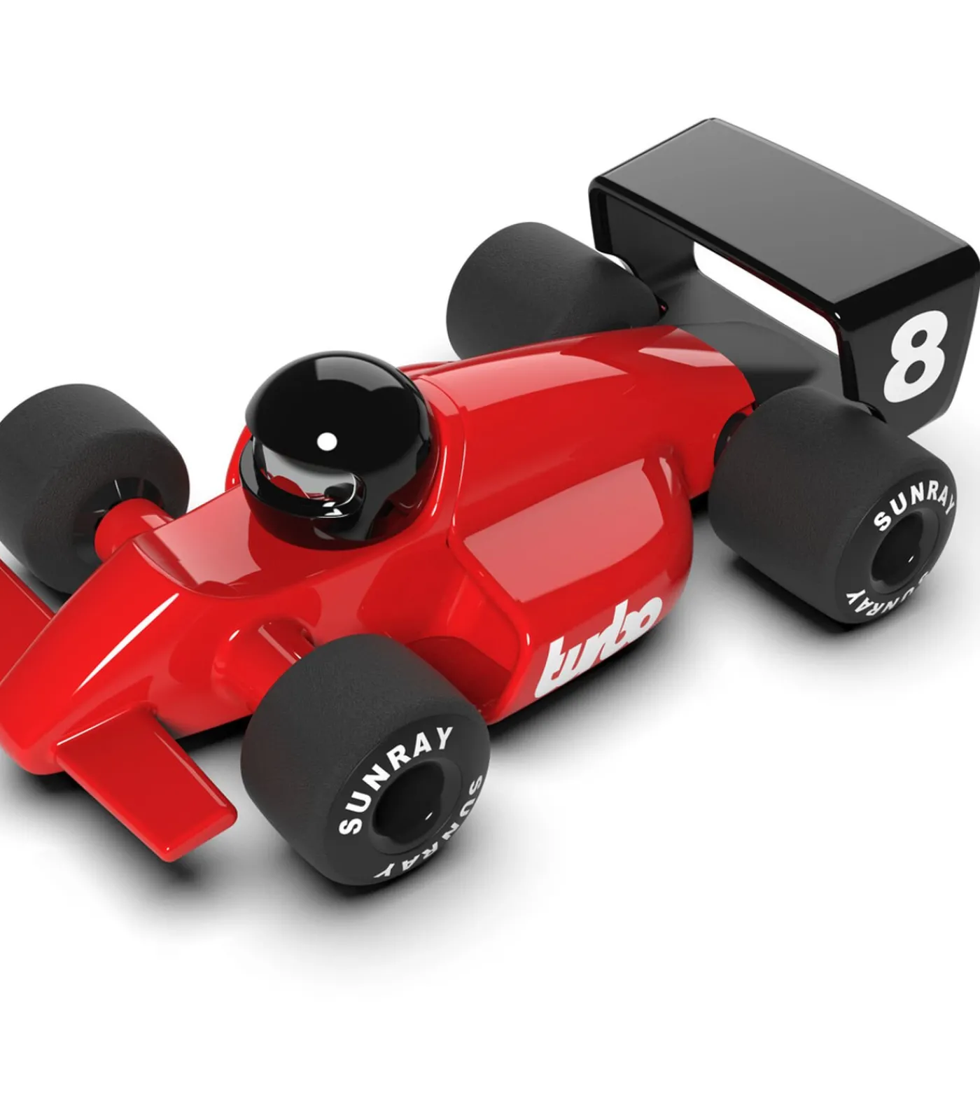 Kinderen PLAYFOREVER raceauto Turbo Laser - speelgoedauto - duurzaam design