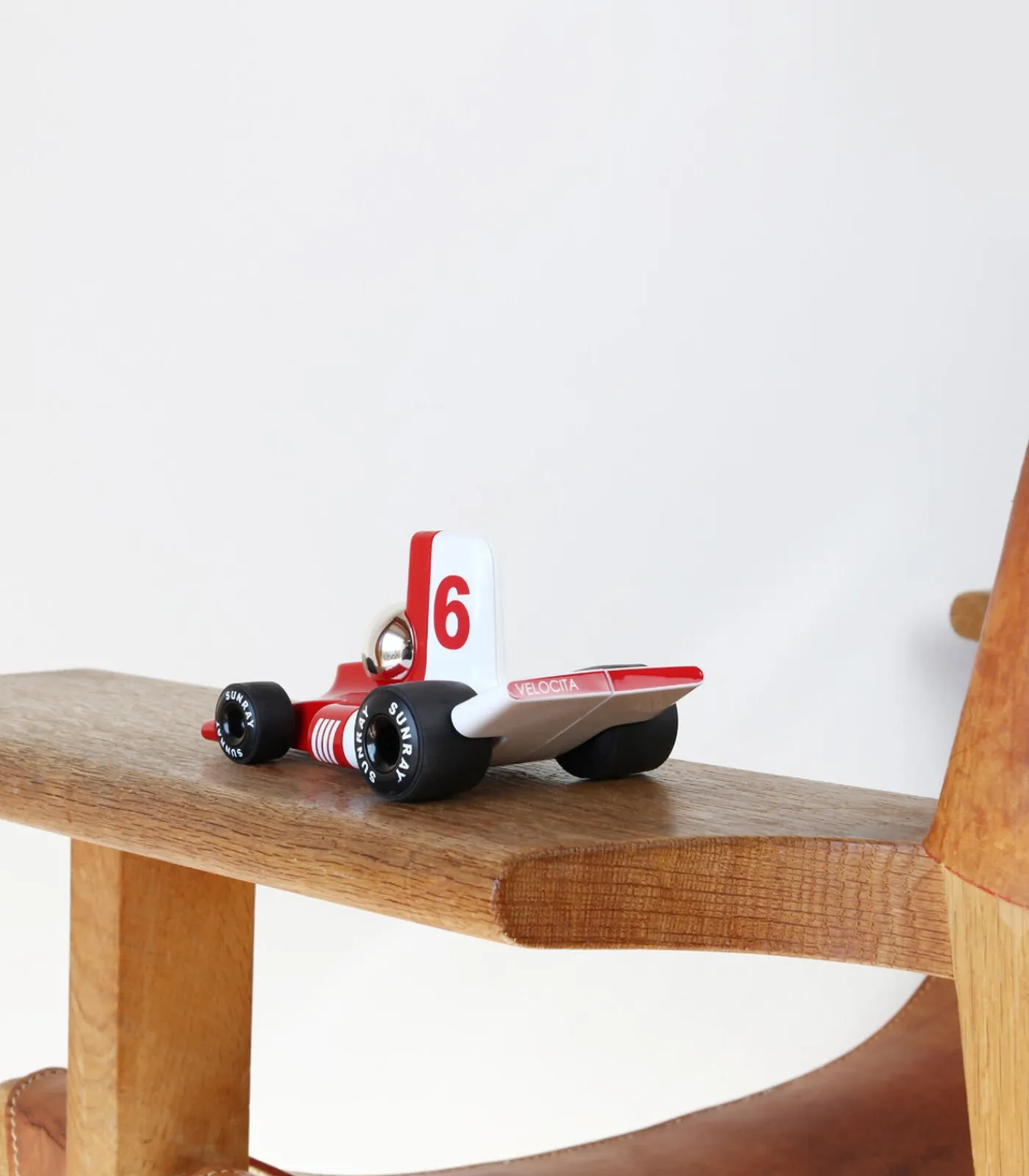 Kinderen PLAYFOREVER raceauto Verve Velocita Jean rood speelgoedauto