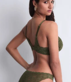 DAMES Aubade Plunge beha in sjaal model Rosessence