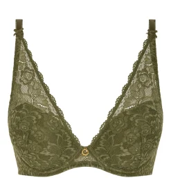 DAMES Aubade Plunge beha in sjaal model Rosessence