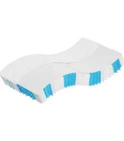 vidaXL Pocketveringmatras middelhard-hard 100x200 cm