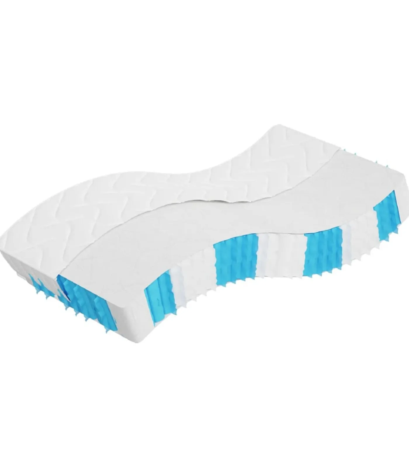 Pocketveringmatras middelhard-hard 100x200 cm Matrasbeschermer