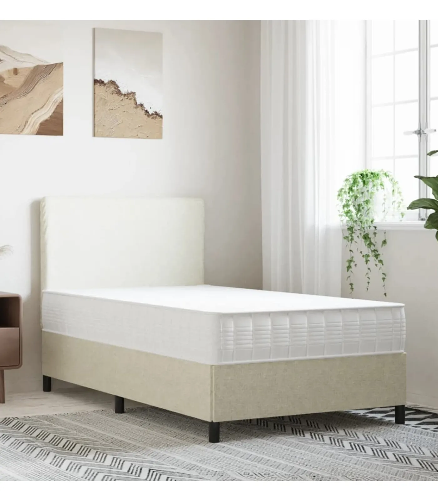 Pocketveringmatras middelhard-hard 100x200 cm Matrasbeschermer