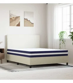 vidaXL Pocketveringmatras middelhard-hard 160x200 cm Super King Size