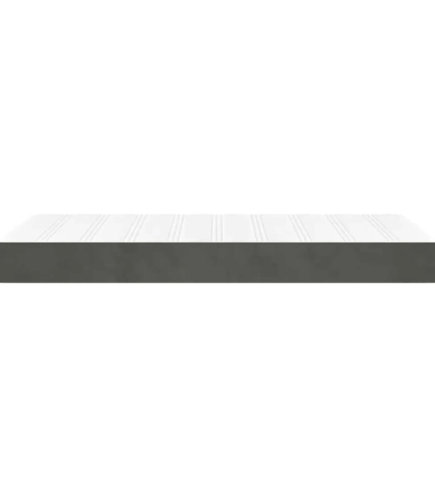 vidaXL Pocketveringmatras 80x210x20 cm fluweel donkergrijs