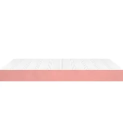 Discount Pocketveringmatras 140x220x20 cm fluweel roze Matrasbeschermer