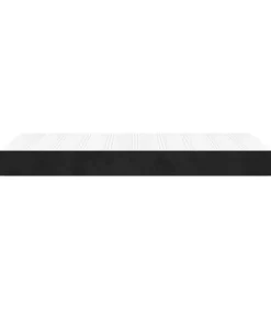 vidaXL Pocketveringmatras 140x210x20 cm fluweel zwart