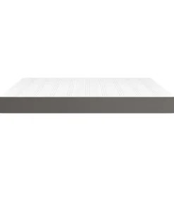 vidaXL Pocketveringmatras 180x200x20 cm kunstleer grijs