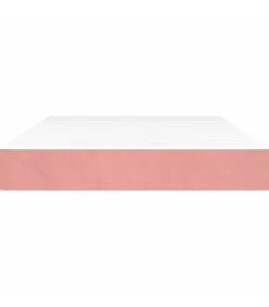 Sale Pocketveringmatras 120x200x20 cm fluweel roze Matrasbeschermer