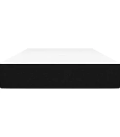 Online Pocketveringmatras 100x200x20 cm stof zwart Matrasbeschermer