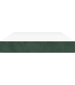 Best Pocketveringmatras 120x200x20 cm fluweel donkergroen Matrasbeschermer