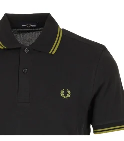 Heren Fred Perry Polo Twin Tipped Shirt