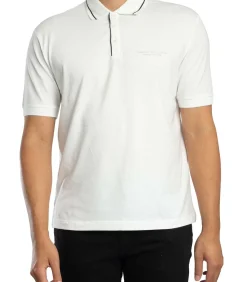 Heren Armani Exchange Conn Poloshirt Met Bies