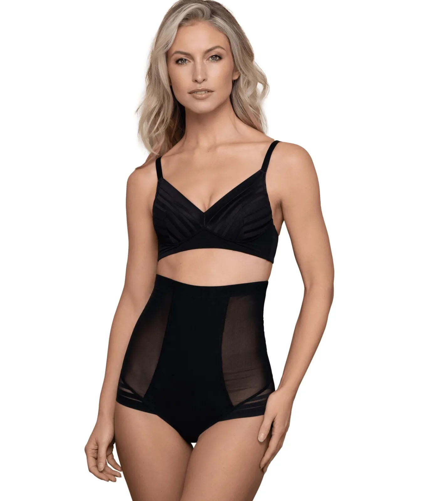 DAMES Bye Bra Powermesh Hoge Taille Slip