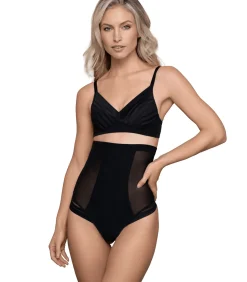 DAMES Bye Bra Powermesh Hoge Taille String