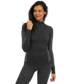 DAMES Heatkeeper Premium Complete Thermoset Dames Zwart Melange