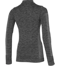 DAMES Heatkeeper Premium Thermoshirt Dames met lange mouwen Zwart Melange