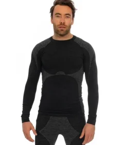 Sale Premium Thermoshirt 4-pack Heren Zwart Heren Thermisch Ondergoed