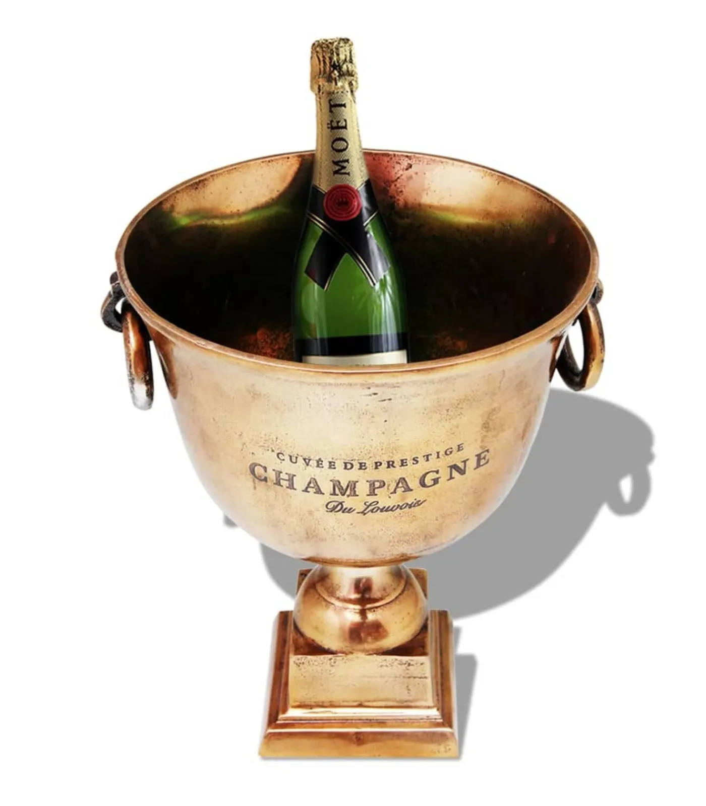 New Prijzenbeker champagnekoeler koperbruin Decoratie