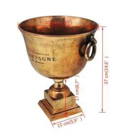 New Prijzenbeker champagnekoeler koperbruin Decoratie