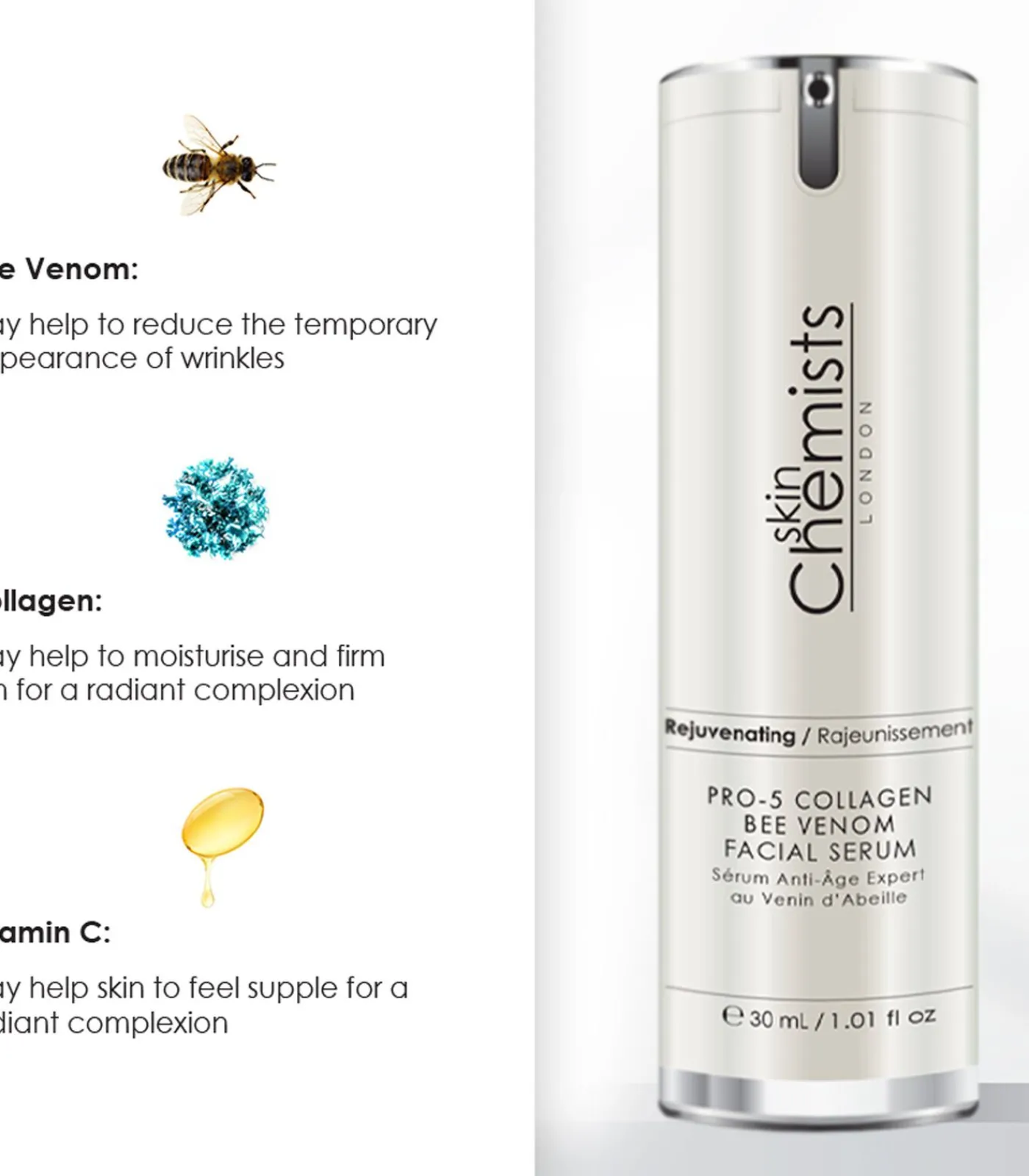 Discount Pro-5 Collageen Bee Venom Gezichtsserum 30ml Skincare