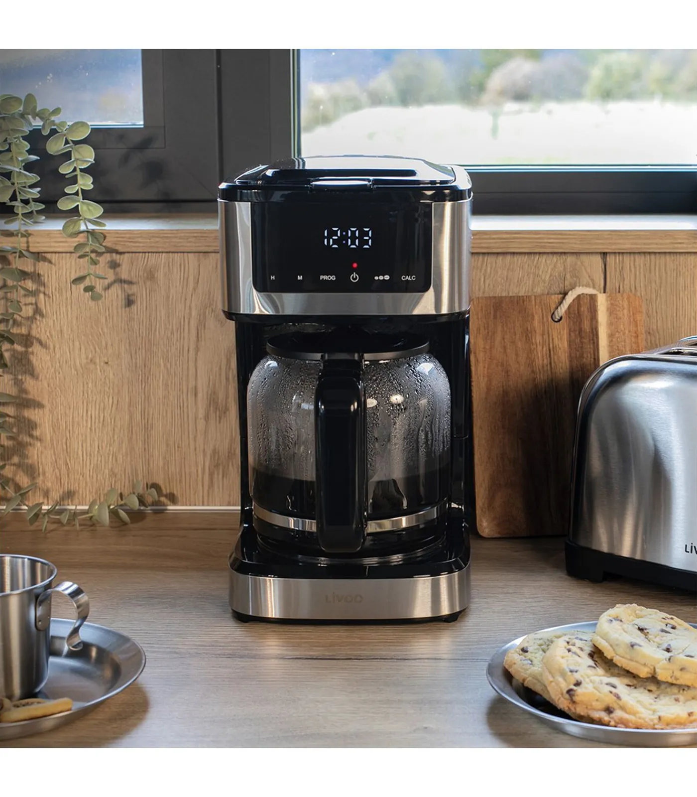 Livoo Programmeerbaar elektrisch koffiezetapparaat