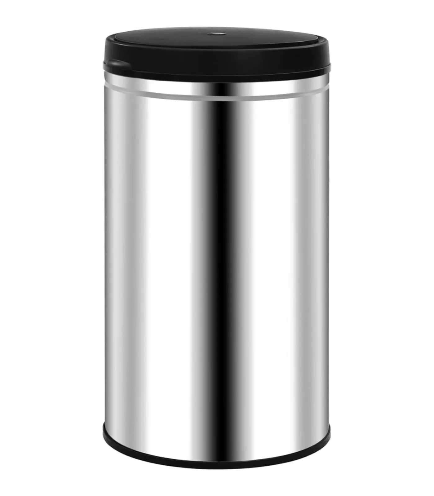 vidaXL Prullenbak met automatische sensor 60 L roestvrij staal