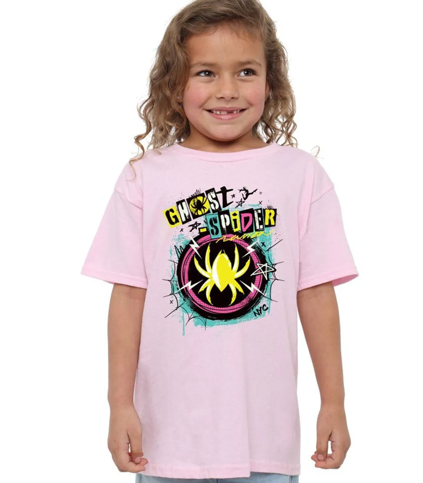 Kinderen Marvel PUNK - T-shirt - Licht Roze
