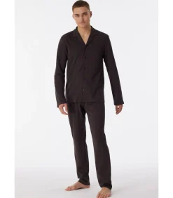 Clearance Pyjama Antraciet Heren Pyjama's