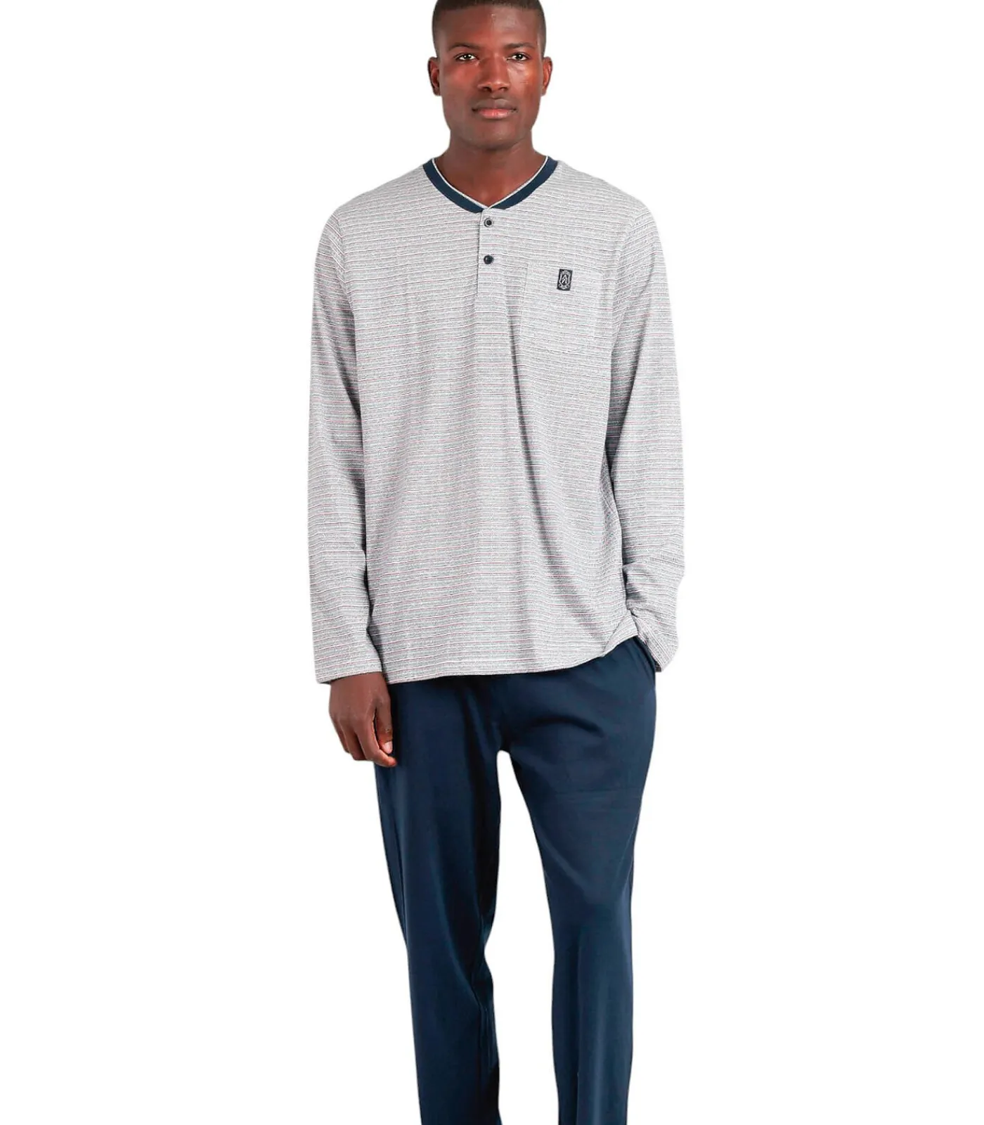 Heren ADMAS Pyjama broek top lange mouwen Espiga