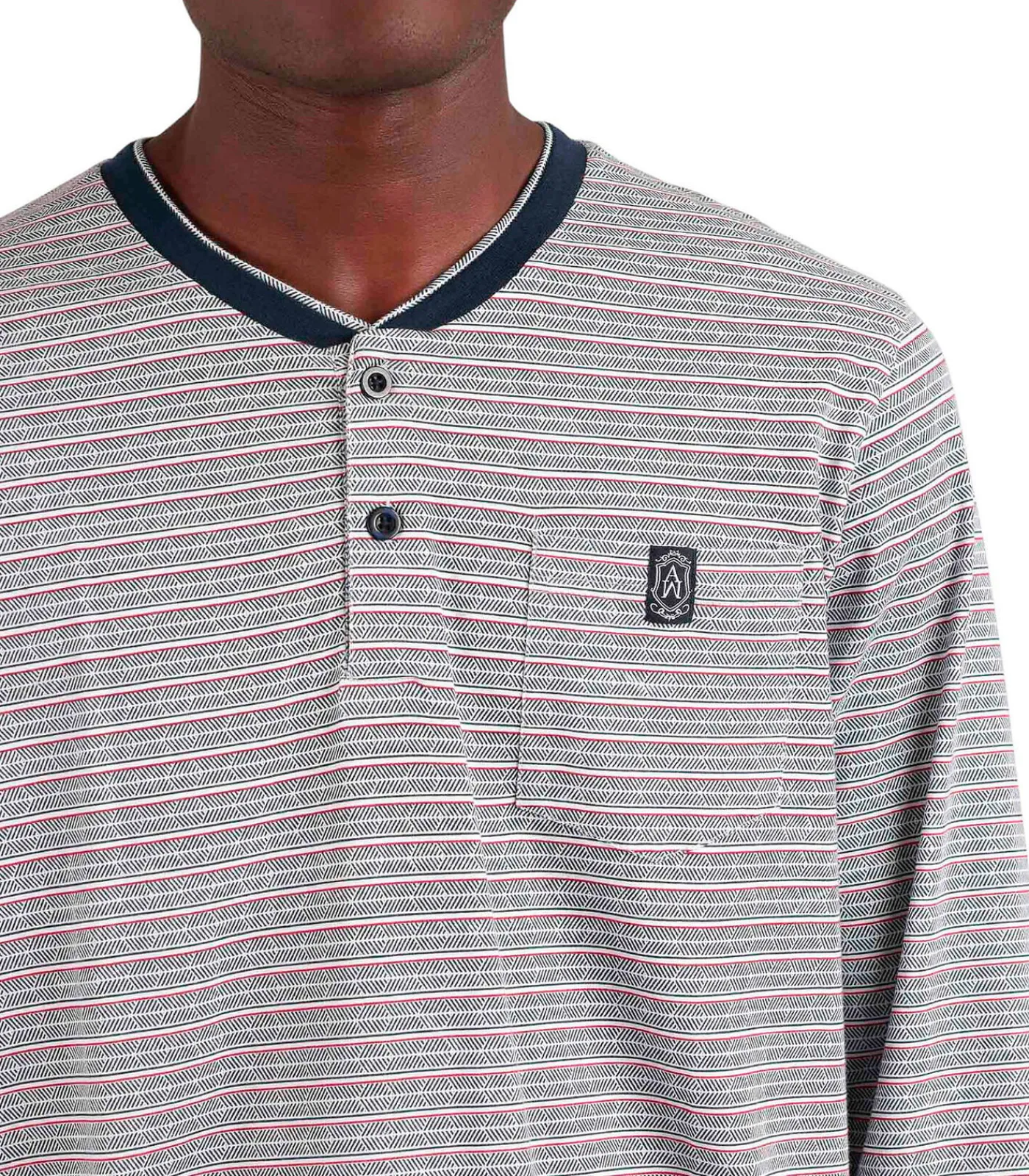 Heren ADMAS Pyjama broek top lange mouwen Espiga