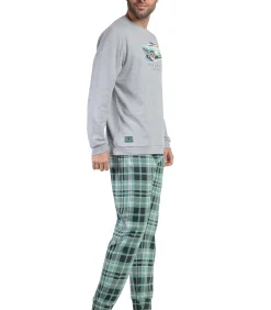 Heren ADMAS Pyjama broek top lange mouwen Vintage Car Lois