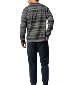 Heren ADMAS Pyjama broek top lange mouwen Magno