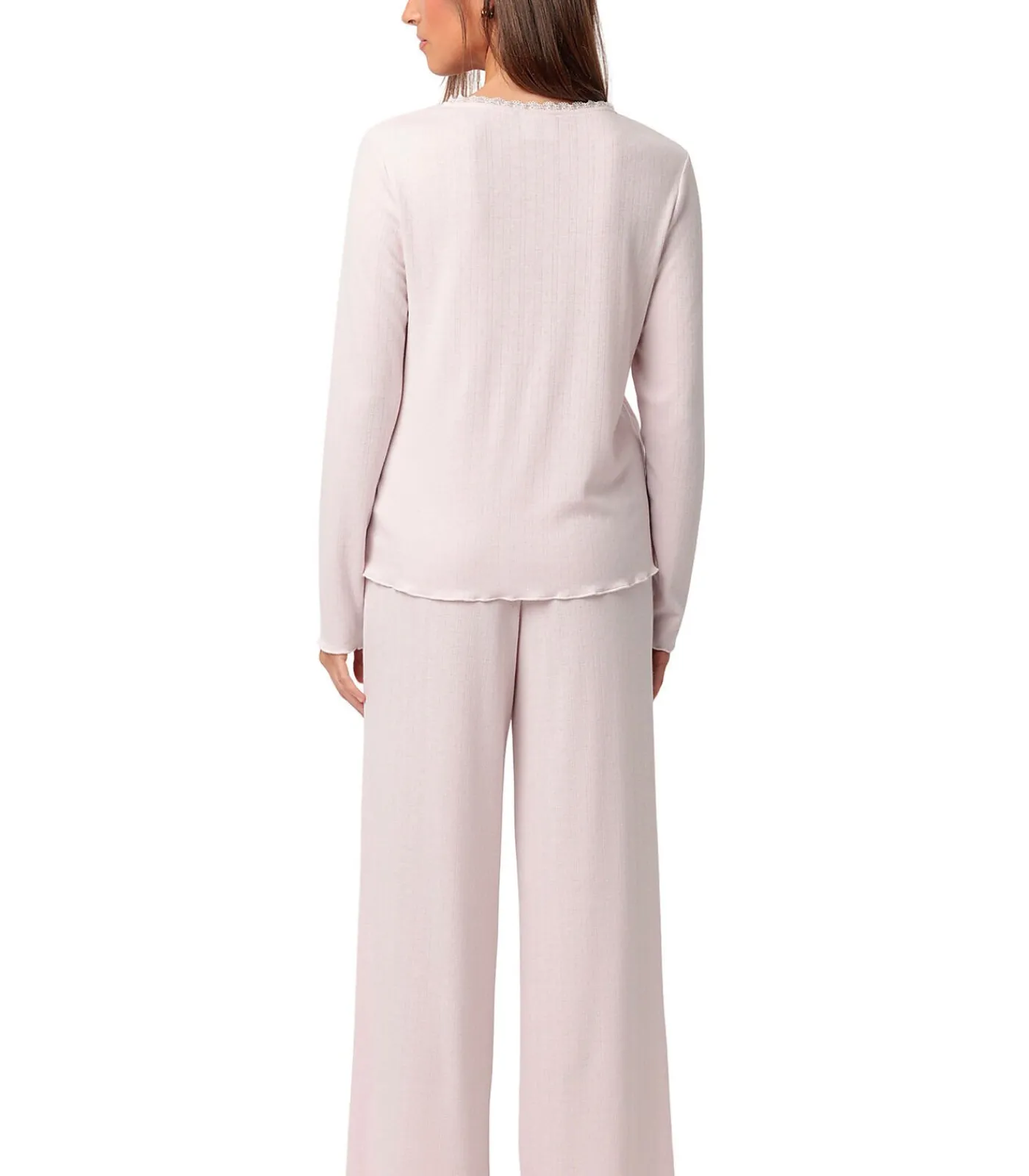 DAMES ADMAS Pyjama broek top lange mouwen Romantic