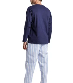 Sale Pyjama broek top lange mouwen Stripest Heren Pyjama's