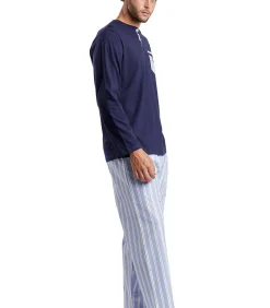 Sale Pyjama broek top lange mouwen Stripest Heren Pyjama's