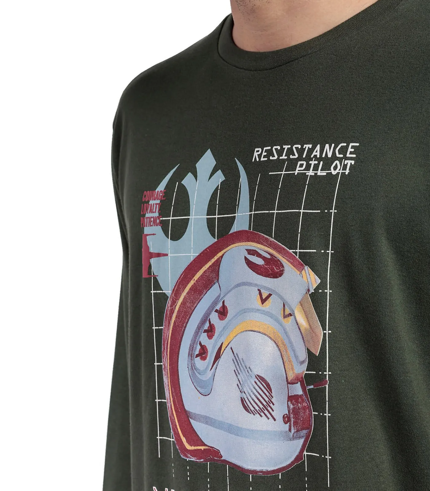 Outlet Pyjama broek top lange mouwen Resistance Pilot Star Wars Heren Pyjama's