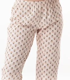 Outlet Pyjama met knopen van modal katoen TEA TIME 106 DAMES Nachtmode