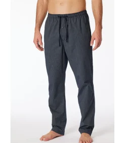 Heren SCHIESSER Pyjamabroek Donkerblauw Streep