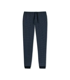 Clearance Pyjamabroek Donkerblauw-Melange Heren Pyjama's