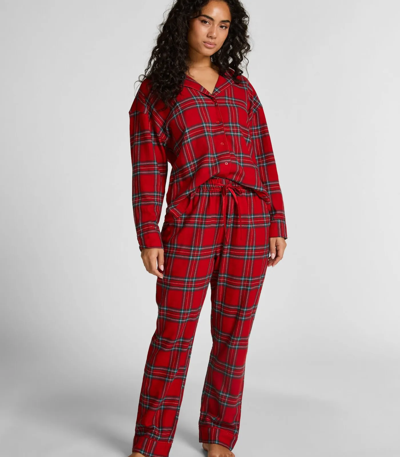 Sale Pyjamabroek Flannel DAMES Nachtmode