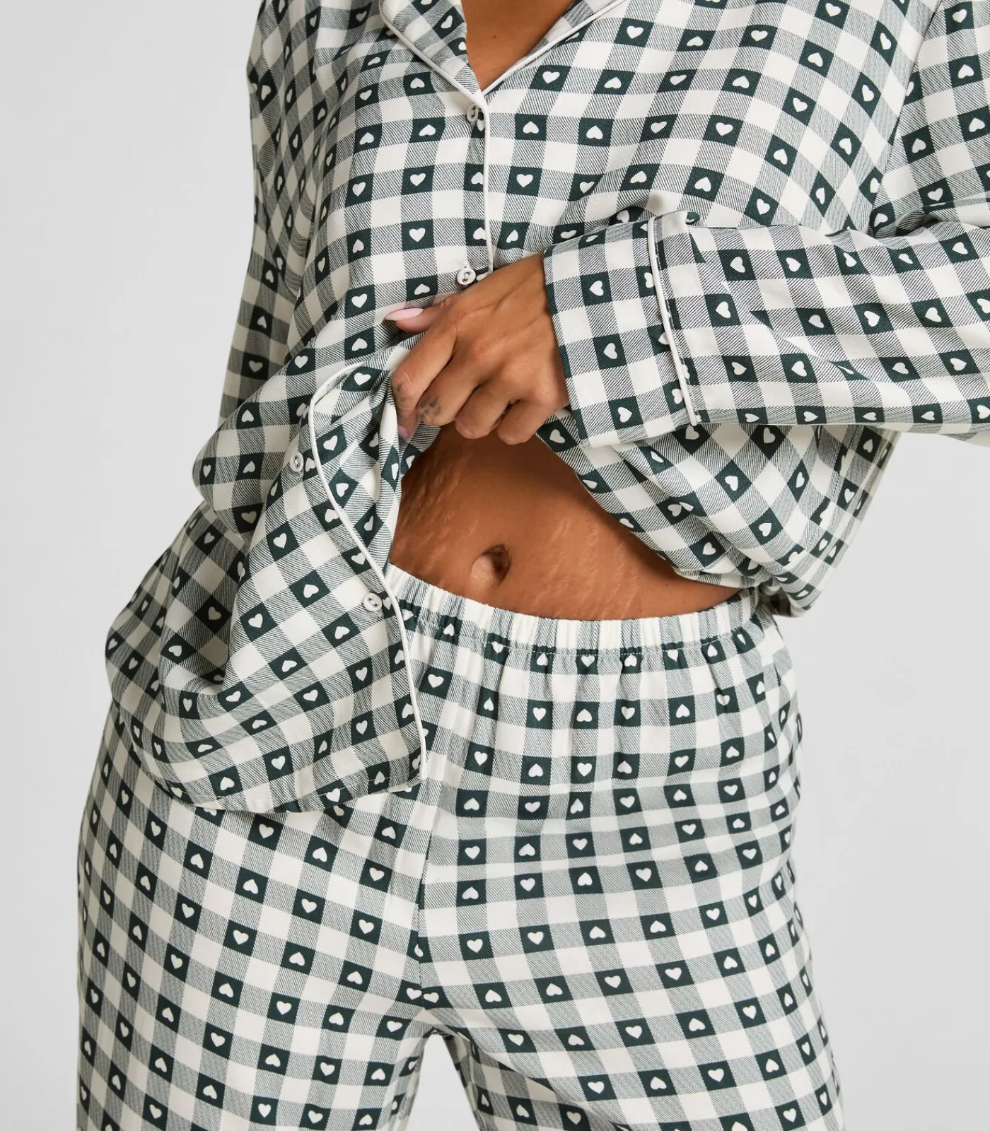Clearance Pyjamaset van keperstof DAMES Nachtmode