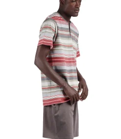 Clearance Pyjamashort t-shirt Rayas Cubes Antonio Miro Heren Pyjama's