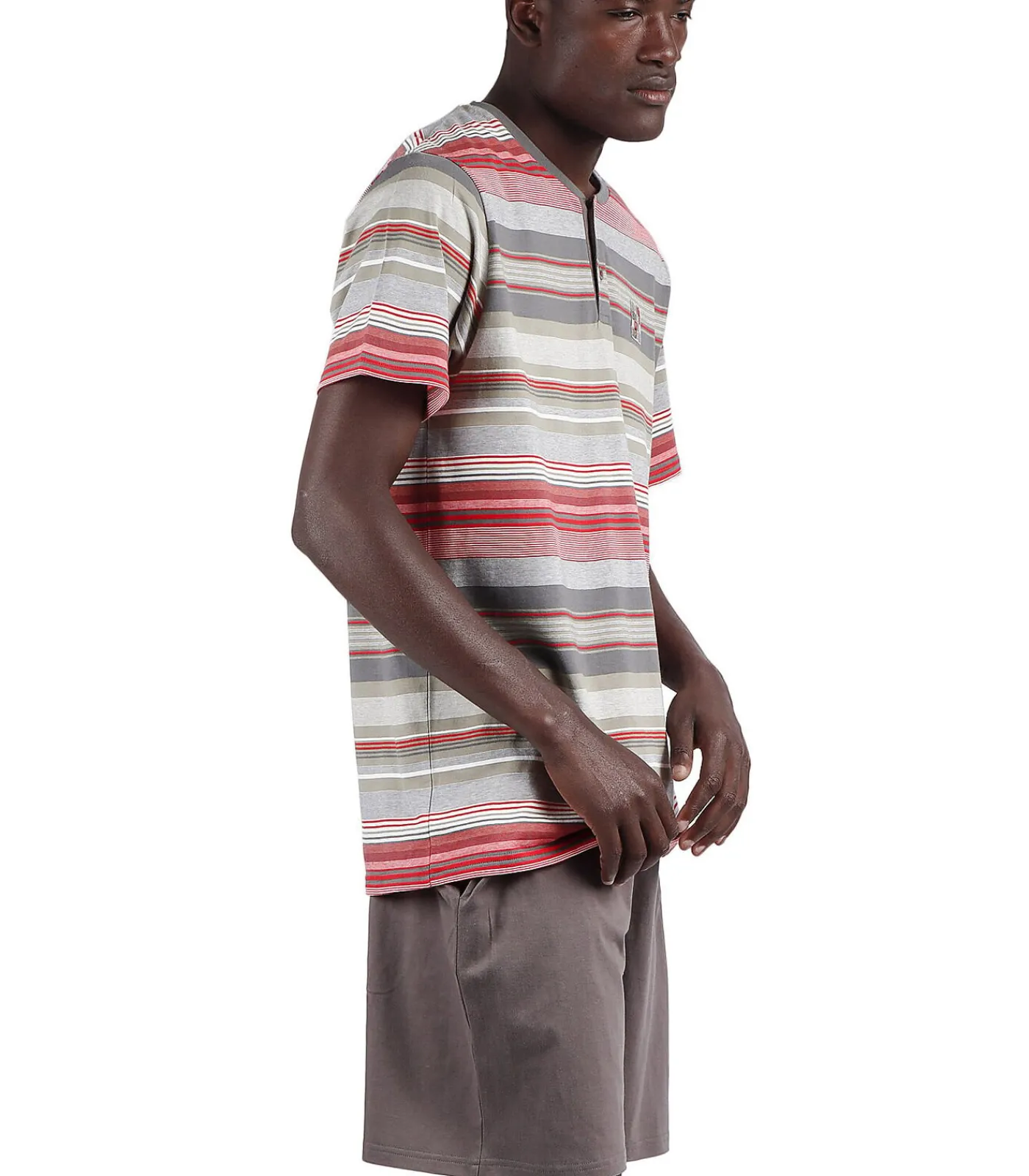 Clearance Pyjamashort t-shirt Rayas Cubes Antonio Miro Heren Pyjama's